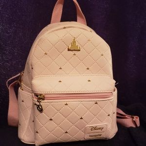 Loungefly Pink Disney Castle Backpack